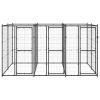 Outdoor Dog Kennel Steel 78.1 ftÂ²