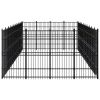 Outdoor Dog Kennel Steel 396.8 ftÂ²