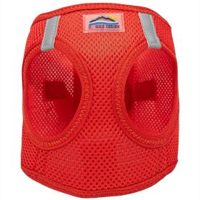 American River Solid Ultra Choke Free Dog Harness (Color: Red, size: X-Large)