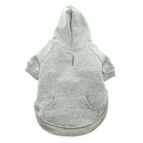 Flex-Fit Dog Hoodie (Color: Gray, size: medium)